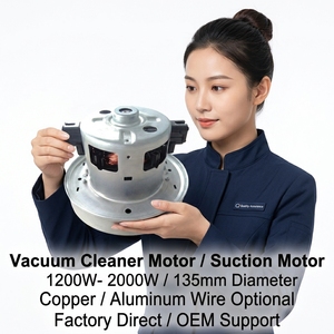 Moteur d'aspiration universel pour <span class=keywords><strong>aspirateur</strong></span>, 1200W-2000W, diamètre 135mm, pièce de rechange pour Bosch LG <span class=keywords><strong>Samsung</strong></span> - Product Image 2
