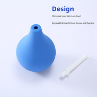Irrigateur vaginal en silicone en forme de poire, pour lavement anal, jouet sexuel, buse de lavement, nettoyeur anal, Chuveiro pour hommes gays