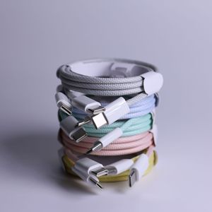 สายชาร์จ USB สำหรับ iPhone สายดาต้า USB สาย Type-C to Type-C สำหรับชาร์จ iPhone ความยาว 1 เมตร 2 เมตร สำหรับ iPhone/iPad/Macbook Air - Product Image 4