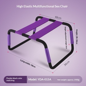 Chaise d'amour sexuelle, mobilier pour couples, chaise de sexe, chaise hedonique, accessoires de passion, aide aux positions sexuelles fonctionnelles pour adultes - Product Image 2