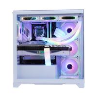 MEIJI Boitier PC Gaming, PC para Juegos con Configuración Completa, Caja de PC Gamer de Torre Completa, Gabinete para PC Gamer, Caja de PC MATX, Caja de Ordenador de Escritorio