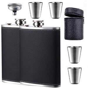 Gourde à liqueur en acier inoxydable noir mat avec gravure laser, logo personnalisé, 6oz, 7oz, 8oz, 9oz, 10oz, 12oz - Product Image 5