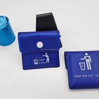 Mini pochette à cendres classique, ignifuge en PVC, anti-odeur, avec logo personnalisé, portable, pour extérieur, sac de rangement pour mégots et cigarettes