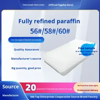 Nanhai Kunlun No. 56 blocs de paraffine entièrement raffinée de qualité industrielle, paraffine solide à basse température pour le polissage de la céramique