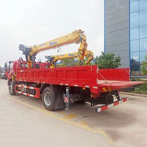 Camion grue Dongfeng DV3 équipé d'une flèche droite XC MG 8T à 5 sections, longueur de flèche de 18,6 m pour la levée en construction - Product Image 5