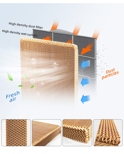 JHCOOL-unidad de aire fresco centrífugo automático industrial, conducto giratorio de turbina, ventiladores de ventilación de escape para invernadero - Product Image 4