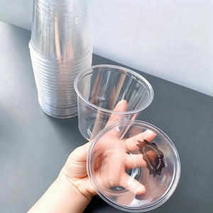 Gobelet en plastique à fond rond personnalisé jetable 12oz 16oz 500ml 700ml PP transparent en forme de U bulle lait thé blister boissons froides tasse PP - Product Image 3