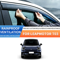 Déflecteur de vitre pour voiture, accessoires automobiles, protection contre le soleil et la pluie pour Leapmotor T03