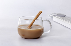 Tasse à thé fleur en verre transparent tasse de petit déjeuner de bureau micro-ondes disponible verre résistant à la chaleur de avec tasse à café créative - Product Image 2