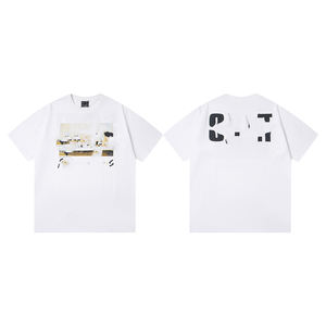 <span class=keywords><strong>T</strong></span>-shirt de haute qualité de style américain - Saimt Michell Trend pour hommes, 100% coton, lavage à l'acide, vintage, manches courtes - Product Image 5