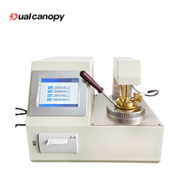 Equipo de Medición de Punto de Inflamación de Laboratorio Dualcanopy, Probador de Punto de Inflamación en Vaso Abierto Cleveland ASTM D92