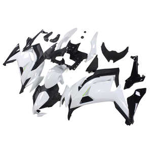 Kit de Carenado Blanco Negro Brillante para <span class=keywords><strong>Kawasaki</strong></span> <span class=keywords><strong>Ninja</strong></span> <span class=keywords><strong>650</strong></span> 2021 2020 <span class=keywords><strong>2022</strong></span> 2023 - Product Image 3