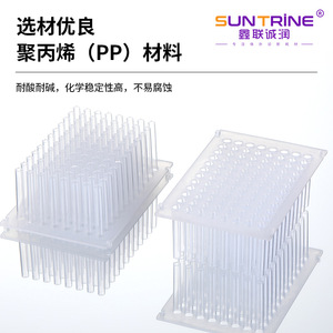 แผ่นไมโครเพลทพลาสติกสำหรับห้องปฏิบัติการ Xinlianchengrun Biotechnology แบบ 96 หลุม สำหรับการสกัดและการทดสอบ คุณภาพพรีเมียม - Product Image 2