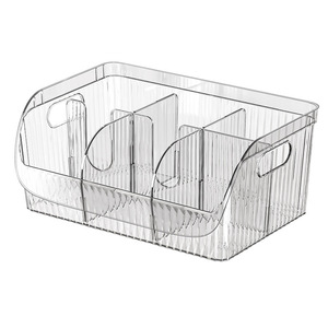 GREENSIDE - Recipiente de Almacenamiento de Alimentos Multifuncional de Plástico de Lujo, Apto para Alimentos, Capacidad para 2 Vasos Desechables Transparentes Grandes para el Hogar - Product Image 3