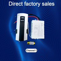 Control Remoto Inalámbrico RF Inteligente de un Canal, 220V 10A, con Rango de 30m-100m, Compatibilidad con Hogar Inteligente IP65 para Interruptor de Luz