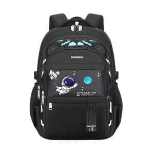 Linda <span class=keywords><strong>mochila</strong></span> de <span class=keywords><strong>viaje</strong></span> de felpa con patrón de estrella con compartimento para ordenador portátil, tamaño pequeño para escuela secundaria y primaria para niños y niñas - Product Image 2