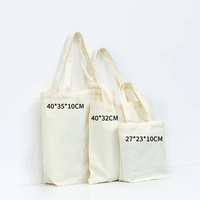 Sac fourre-tout en toile de couleur unie de taille personnalisable Sac fourre-tout d'épicerie en coton uni à bandoulière promotion