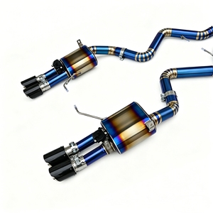 <span class=keywords><strong>Serie</strong></span> de titanio para BMW M3 E90 E92 E93 4.0L, escape con válvulas de aleación de titanio, mejora de rendimiento y potencia. - Product Image 5