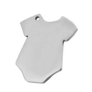 义乌赛隆不锈钢衣服饰品可刻ID空白吊牌钥匙扣挂包配件婴儿衣服狗牌 - Product Image 3