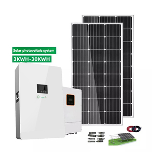 ระบบพลังงานแสงอาทิตย์แบบเรียงซ้อนได้ 10kw 20kw พร้อมมาตรฐาน IP65 สำหรับบ้าน แบตเตอรี่ลิเธียมไฮบริดแบบครบชุด BS-26224 ความจุสูง รองรับได้สูงสุด - Product Image 3