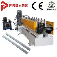 Máquina perfiladora de rodillos para estructuras de acero ligero para techos - Equipo para fabricar canales de soporte y montantes de acero tipo C en venta