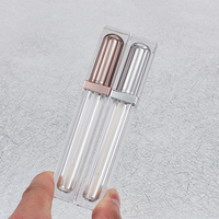 Contenants de gloss à lèvres brillants de haute qualité, tubes avec impression sérigraphique, emballage de gloss à lèvres personnalisé, tubes de gloss à lèvres de 7 ml