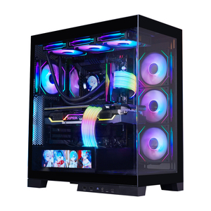 Gabinete Para E-sports SAMA de Vidrio Templado de Doble Cara <span class=keywords><strong>con</strong></span> Cableado Trasero, Compatible <span class=keywords><strong>con</strong></span> Placas Base de Conexión Trasera, <span class=keywords><strong>Caja</strong></span> de <span class=keywords><strong>PC</strong></span> ATX - Product Image 2