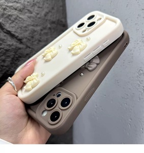 <span class=keywords><strong>Coque</strong></span> de téléphone mignonne anti-chute en TPU avec nœud papillon pour Apple 17Pro 17Air 15 Pearl 16Pro 13/12/11 - Product Image 6