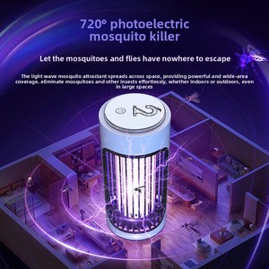 Lámpara LED <span class=keywords><strong>Antimosquitos</strong></span>, Trampa Eléctrica Silenciosa para Moscas, para Bebés y Mujeres Embarazadas, Uso en Interiores, Clasificación IP33, Física <span class=keywords><strong>Antimosquitos</strong></span> - Product Image 2