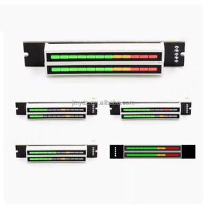 Indicateur de niveau de spectre musical LED double canal 12 bits (7 verts, 2 oranges, 3 rouges) – Voyant LED audio - Product Image 1