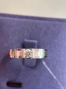Bague en platine PT950 avec diamant de laboratoire pour homme, bague de fiançailles et de mariage - Product Image 3