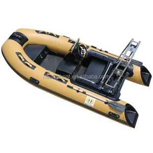 2022 Cheap rib 430 fiberglass boat for sale inflatable boat 1.2 mm