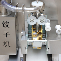 Machines commerciales de fabrication de wontons en acier inoxydable, moteur, capacité de 8000 pièces/heure pour la production de raviolis, samosas, tourtes et mini-raviolis