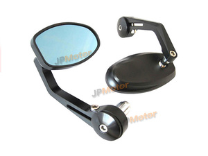 Rétroviseurs universels JPMotor en aluminium 6061 T6 pour moto avec verre anti-éblouissement bleu pour <span class=keywords><strong>Cafe</strong></span> <span class=keywords><strong>Racer</strong></span> - Product Image 3