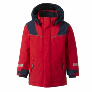 Kid's <strong>Waterproof</strong> <strong>Padded</strong> <strong>Jacket</strong> Children's Fake Fur Hooded Parka with Reflective Details - Product Image 1