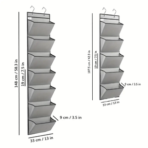 Treo Tường Tập Tin Chủ Với Túi Trên Cửa Treo Thư Tổ Chức Tài Liệu Lưu Trữ Túi Cho Giấy Tờ Tạp Chí Tiết Kiệm Không Gian - Product Image 4