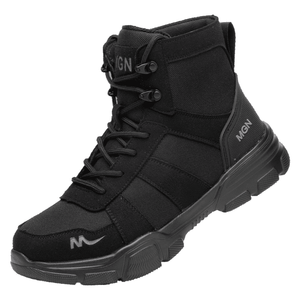 MGN Men's 211 6\" Lace-to-Toe Light Weight Safety Work <b>Boots</b> Wide Steel Toe Kevlarr Plate for Summer <b>Spring</b> Autumn - Product Image 4