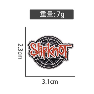 Màu Đỏ Thư Âm Nhạc Phim Hoạt Hình Kim Loại Trâm <span class=keywords><strong>Pin</strong></span> Sáng Tạo Ban Nhạc Rock Ve Áo <span class=keywords><strong>Pin</strong></span> Cho Quần Áo Và Phụ Kiện Cho Ngày Valentine - Product Image 4