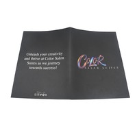 Nueva Carpeta de Presentación de Papel Mate de Lujo, Impresión UV en Colores Vibrantes, Carpeta Profesional y Sostenible para Promoción de Negocios y Marca