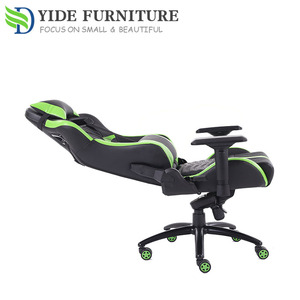 Sedia da Ufficio Ergonomica in Pelle di Grandi Dimensioni per Computer e Gaming, Colore <span class=keywords><strong>Verde</strong></span> - Product Image 6