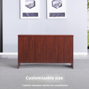 Lớn <span class=keywords><strong>1.2M</strong></span> hình chữ nhật gỗ rắn đôi bàn hội nghị di chuyển đồ nội thất văn phòng với bảng phụ - Product Image 1