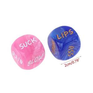Populaire en gros 2 pièces côté sexe drôle amour jeu <span class=keywords><strong>de</strong></span> dés jouets pornographique adulte <span class=keywords><strong>Couple</strong></span> <span class=keywords><strong>enterrement</strong></span> <span class=keywords><strong>de</strong></span> <span class=keywords><strong>vie</strong></span> <span class=keywords><strong>de</strong></span> garçon cadeaux - Product Image 1