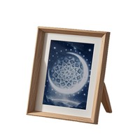 Kit de cyanotype A5 Thème Étoiles et Lune, 30 feuilles, 7 films originaux, outils complets pour débutants en photographie, décoration rétro, artisanat familial
