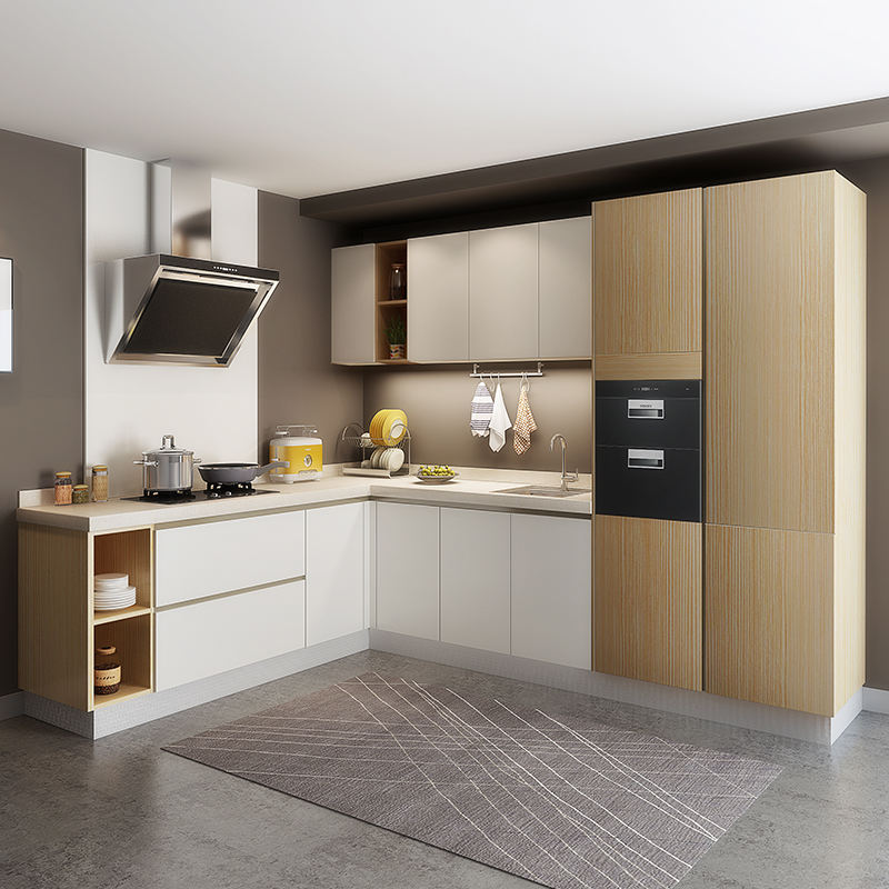 สีขาว + สีไม้