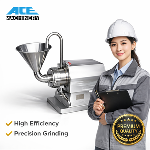 Heavy Duty Stainless Steel Electric Colloid Mill Machine Industrial Automatic Grinding for Sesame Sauce Soy Milk Jam Production - Product Image 1