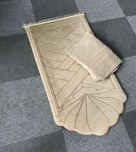 Islamische Matte Muslimische Gebete Ramadan Geschenk Muslimische Männer Frauen Tragbare Gebets matte Teppich Türkischer Gebets teppich Dicker Großer Gepolsterter Sajadah - Product Image 2