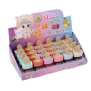 ลิปกลอสทรงไอศกรีมน่ารัก ขายส่ง 6 สี กันน้ำ ติดทนนาน บำรุงริมฝีปาก ชุดลิปทินท์เนื้อลิควิดสำหรับเด็ก กลิ่นหอมหวาน - Product Image 6