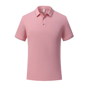 Camiseta Polo de Manga Corta, Negra, de Algodón, para Trabajo o Uso Diario, Color Sólido, GJ58-1935 - Product Image 4