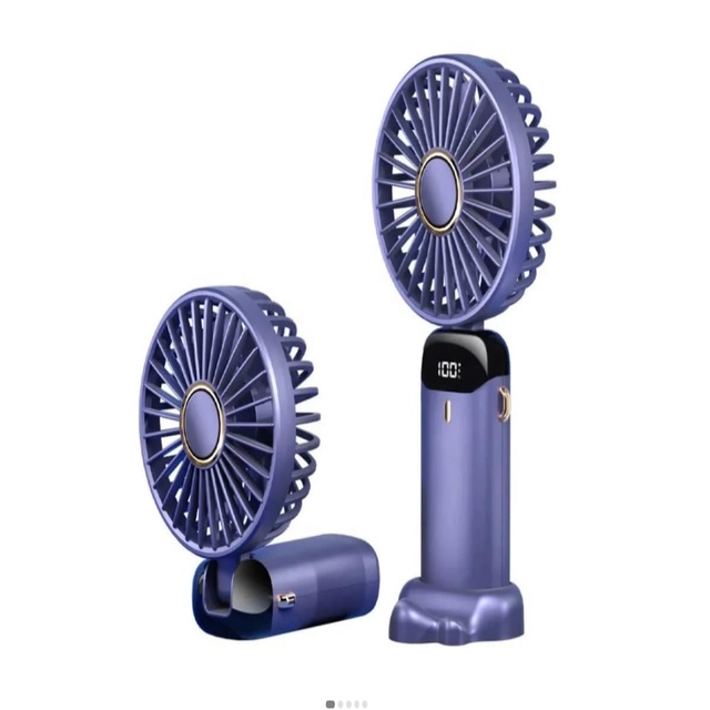 Rechargeable USB Handheld Portable Mini Fan with Foldable Cooling Fan 5 Speed for Students Car Office Desk Outdoor for Gift