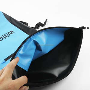 Sac à dos flottant imperméable en PVC de grande capacité 25L, sac sec à enroulement, sac robuste résistant à l'usure pour la randonnée et le rafting - Product Image 5